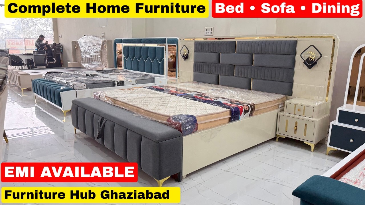 Furniture Collection for Home at Low Prices | Easy Monthly EMI | Bed, Sofa, Dining Table Low Price