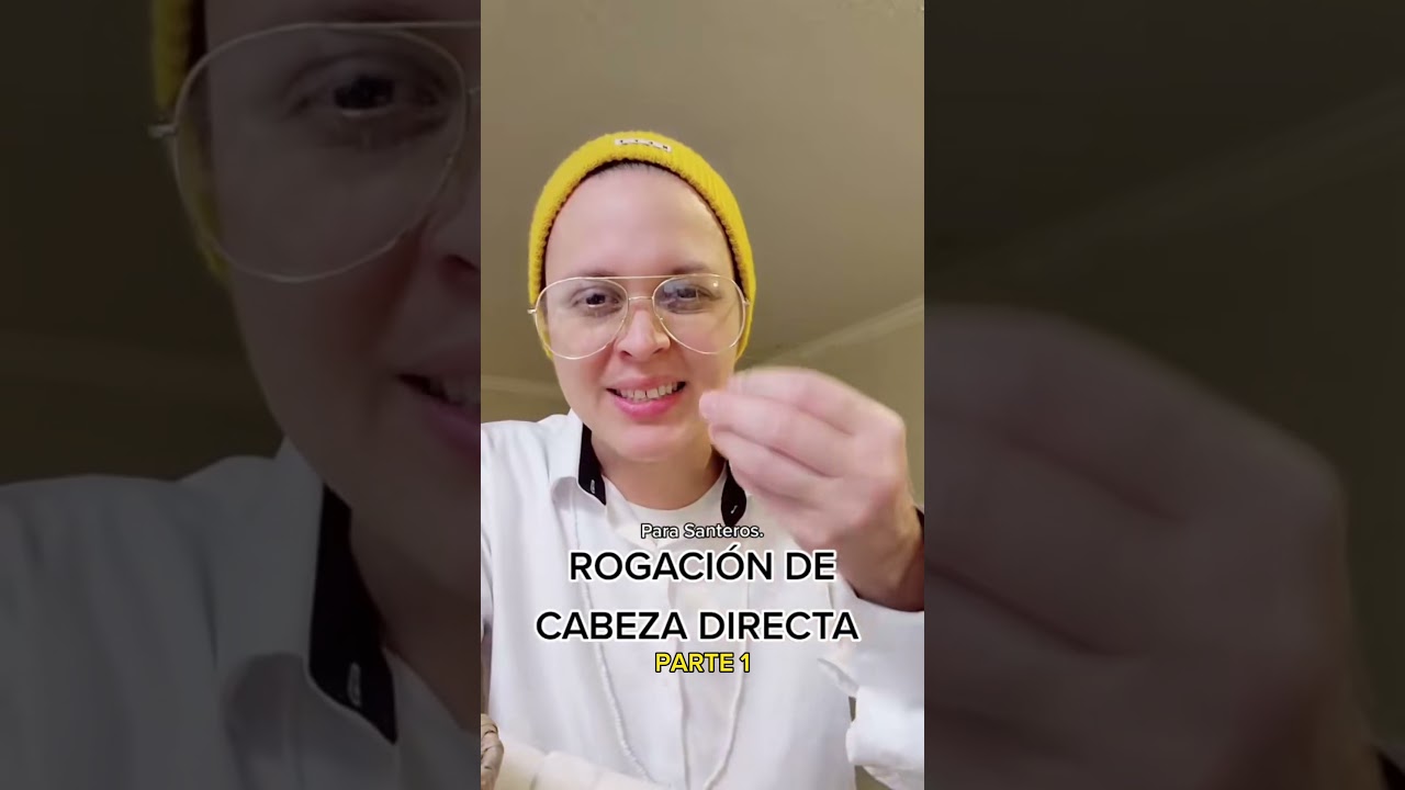 Parte 1 | Rogaci&oacute;n de cabeza directa #santera #orishas #santer&iacute;a #santeriacubana #santeros