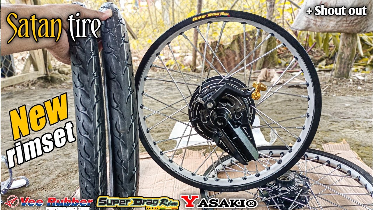 SDR rim two tone x Yasaki hub x Satan tire by Magnum-V | StreetBike | Raider 150 | Bobwerkz mmvlog