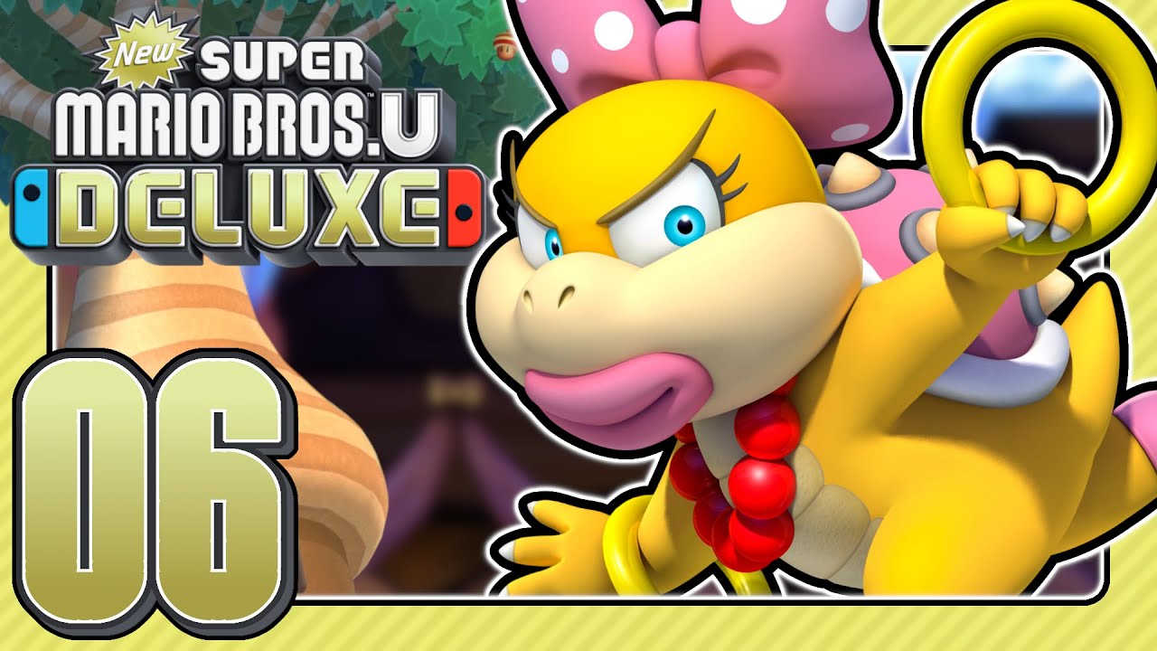 NEW SUPER MARIO BROS. U DELUXE🌰#6: Eisige Kälte in Wendys Steinblockfestung!