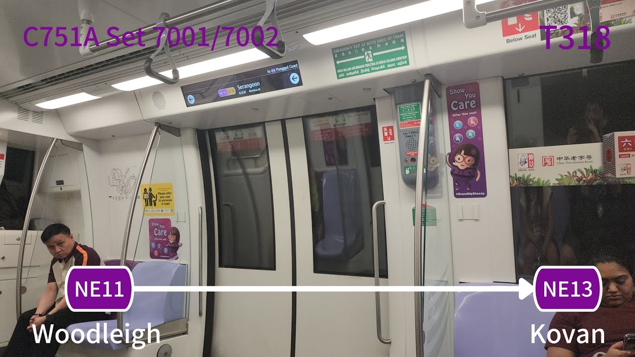 [Last Train On 2026] SBS-Transit Refurbished C751A Set (7001/7002) Ride From Woodleigh → Kovan.