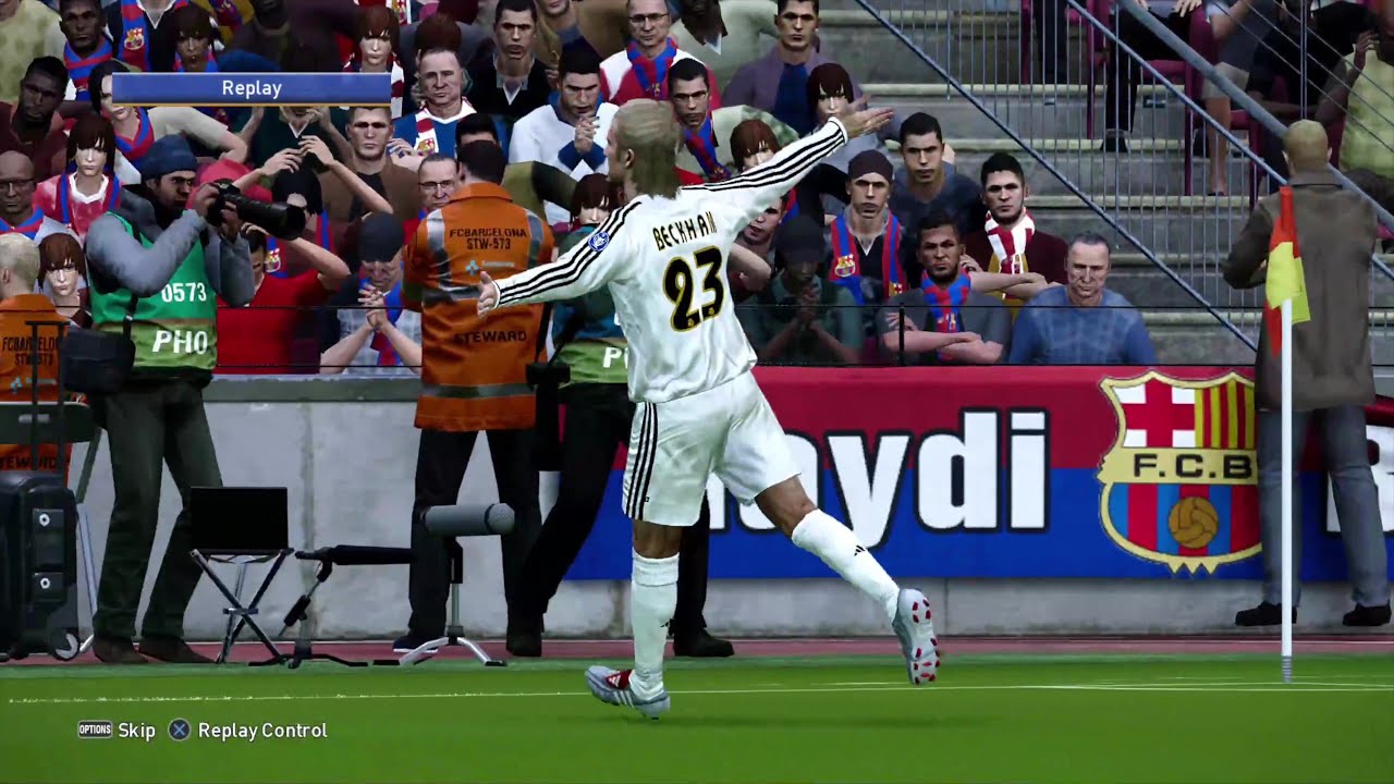 Barcelona vs Real Madrid - El Classico 2003/04 - PES 2021 CSG patch