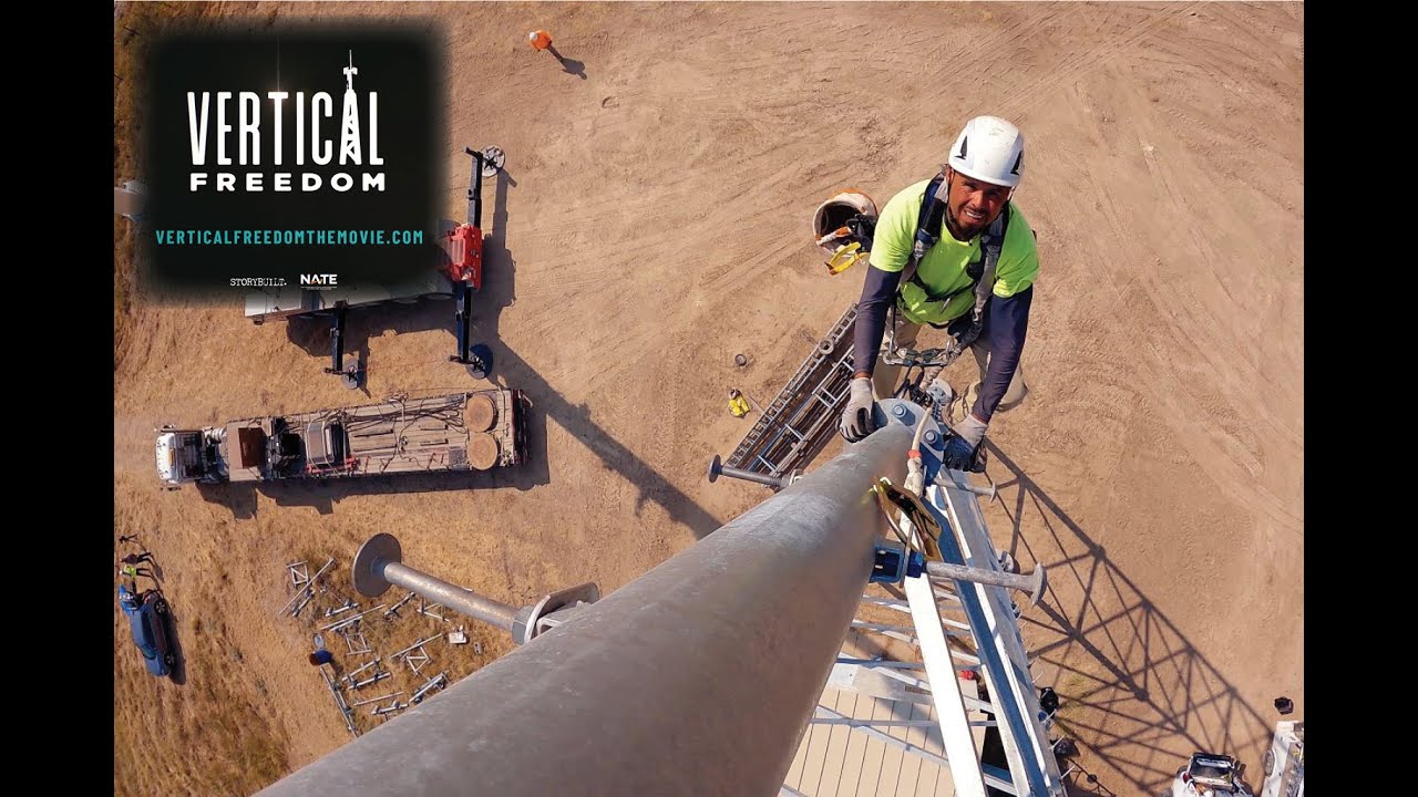 Adventure: One Way Wireless Construction shares NATE's clip on tower climbing