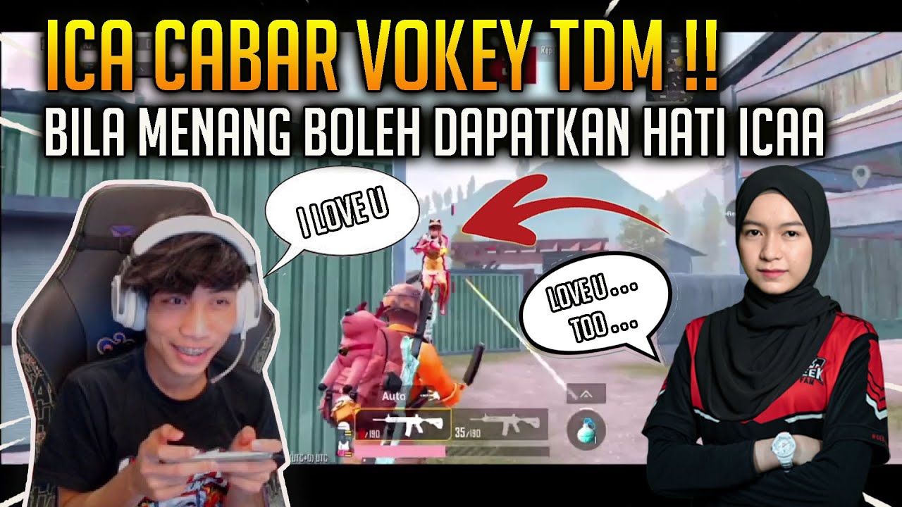 [TDM] Ica Cabar Vokey By One !! Bila Menang Boleh Dapatkan Hati Ica 😍