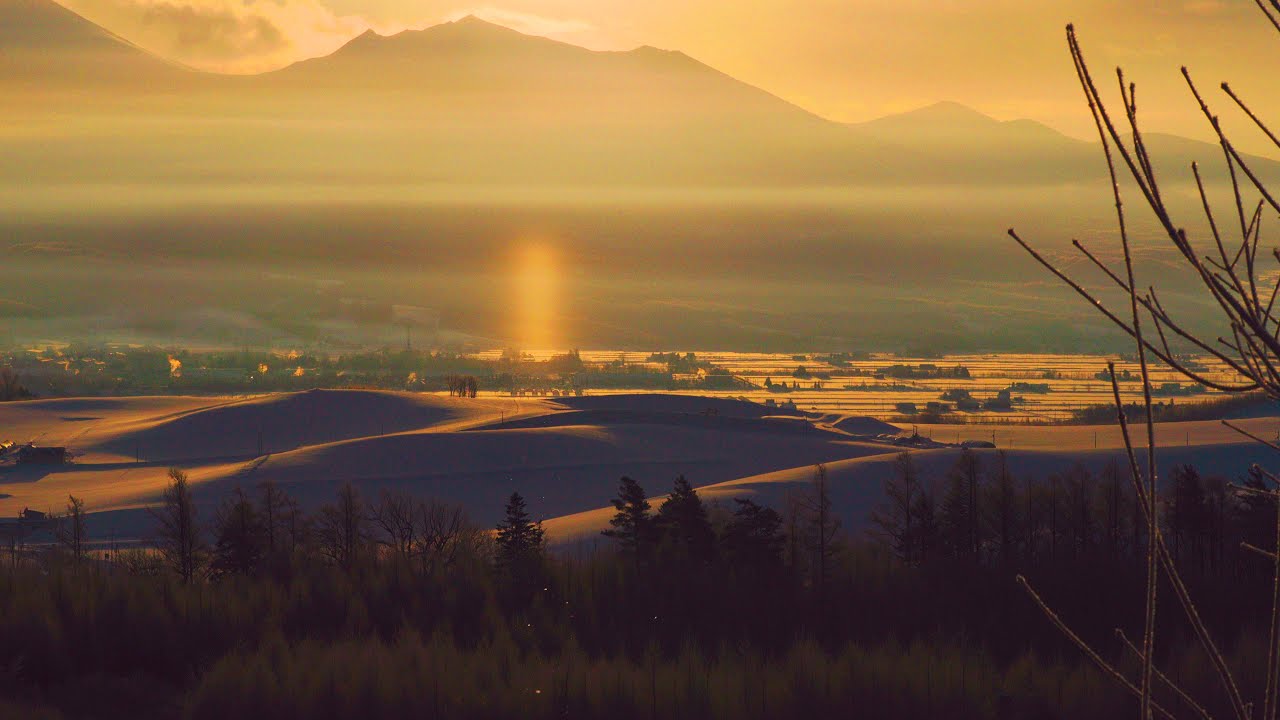 Golden Diamond Dust | A Framed Moment of Winter Light