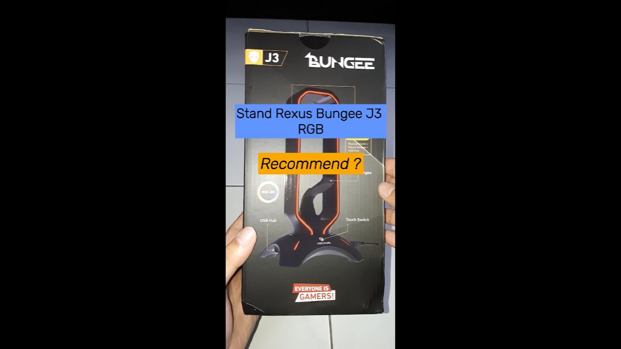 unboxing rexus bungee J3 + review #rexus #bungee #j3