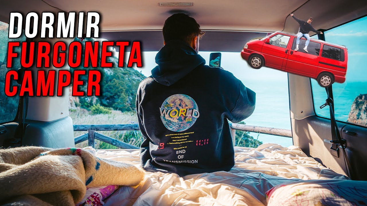 ¿Cómo es DORMIR en una FURGONETA CAMPER? (Por primera vez)
