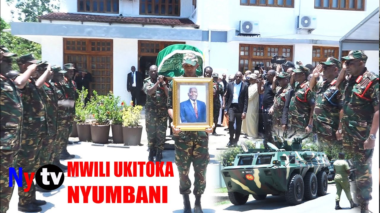 TAZAMA MWILI WA HAYATI MWINYI ULIVYO TOLEWA NYUMBANI NA KUELEKEA UWANJA WA UHURU