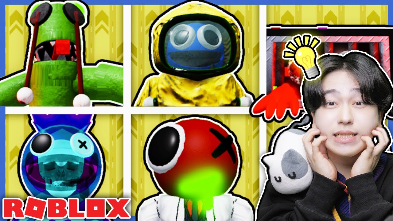 色んなレインボーフレンズに変身できるバックルームに迷い込んだ結果！？ロブロックス【ROBLOX】