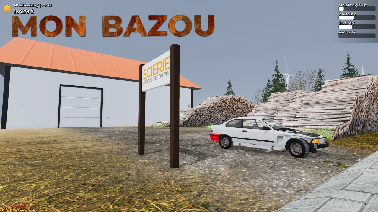 Mon Bazou selling wood