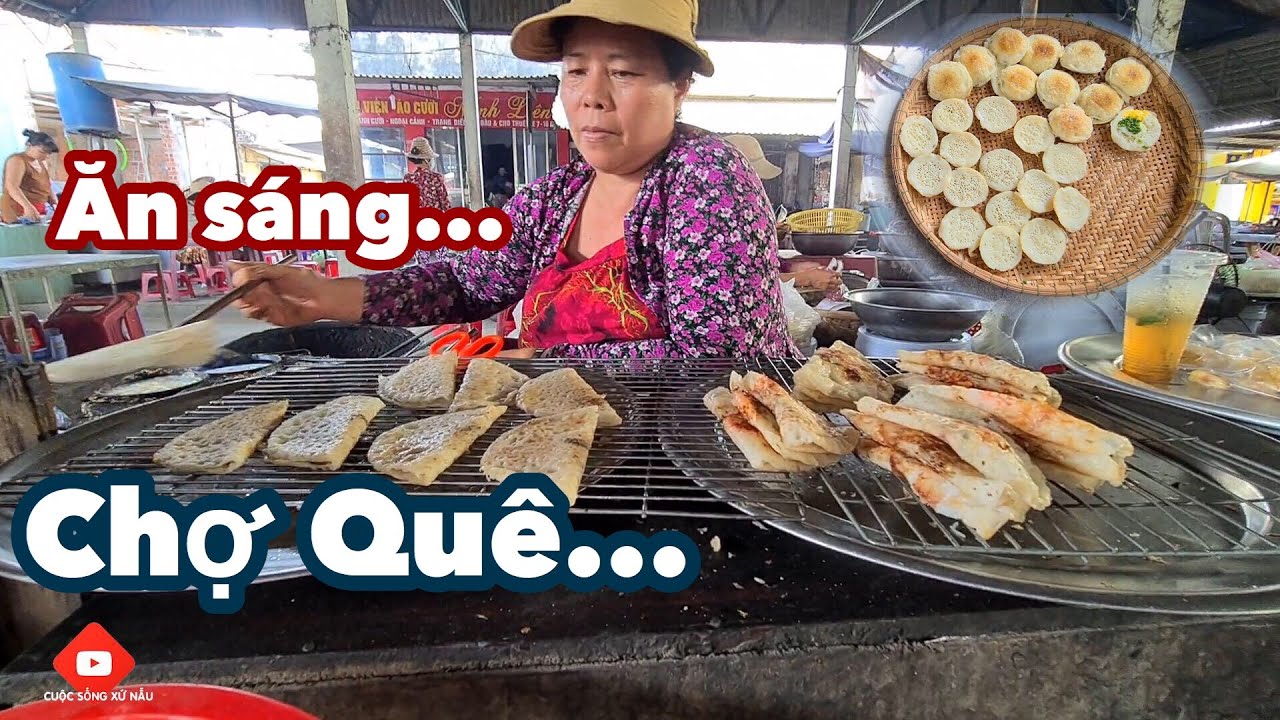 ĂN SÁNG 5K BAO NGON TẠI CHỢ QUÊ PHÚ YÊN l CHỢ QUÊ XỨ NẪU [10]