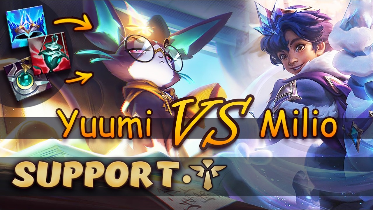 Yuumi & Aphelios vs Milio & Jhin | Support | Full game | League of Legends - patch 26.03