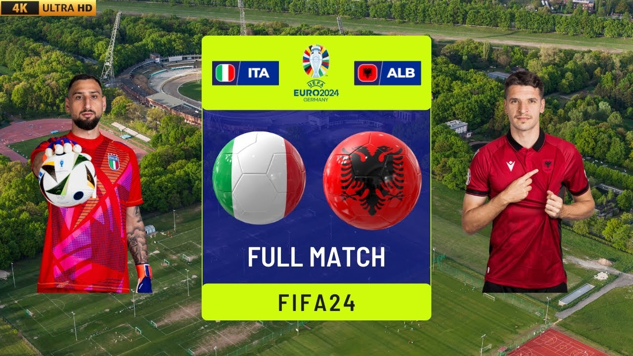 FC 24 Full Match: Italy vs. Albania - EURO 2024 Group Stage Matchday 2 | #rambogamerz