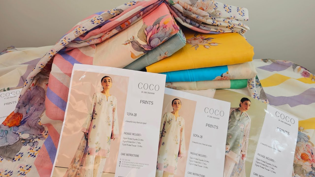 নতুন আঙ্গিকে পাকিস্তানি COCO-PRINTS থ্রি পিস কম দামে 🎊 market popular dress | Faisal Textile 2025
