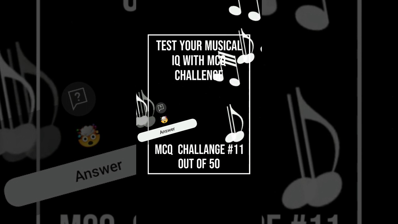 Test Your Musical IQ with MCQ Challenge 11/50 #asmonline #musicschool #shorts