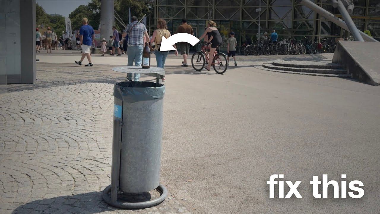 the problem with German trash cans