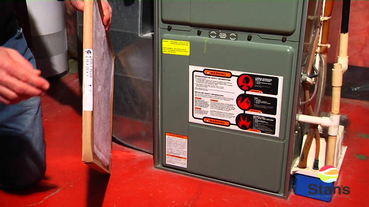How to change a furnace filter - Stan's Heating and Air Conditioning