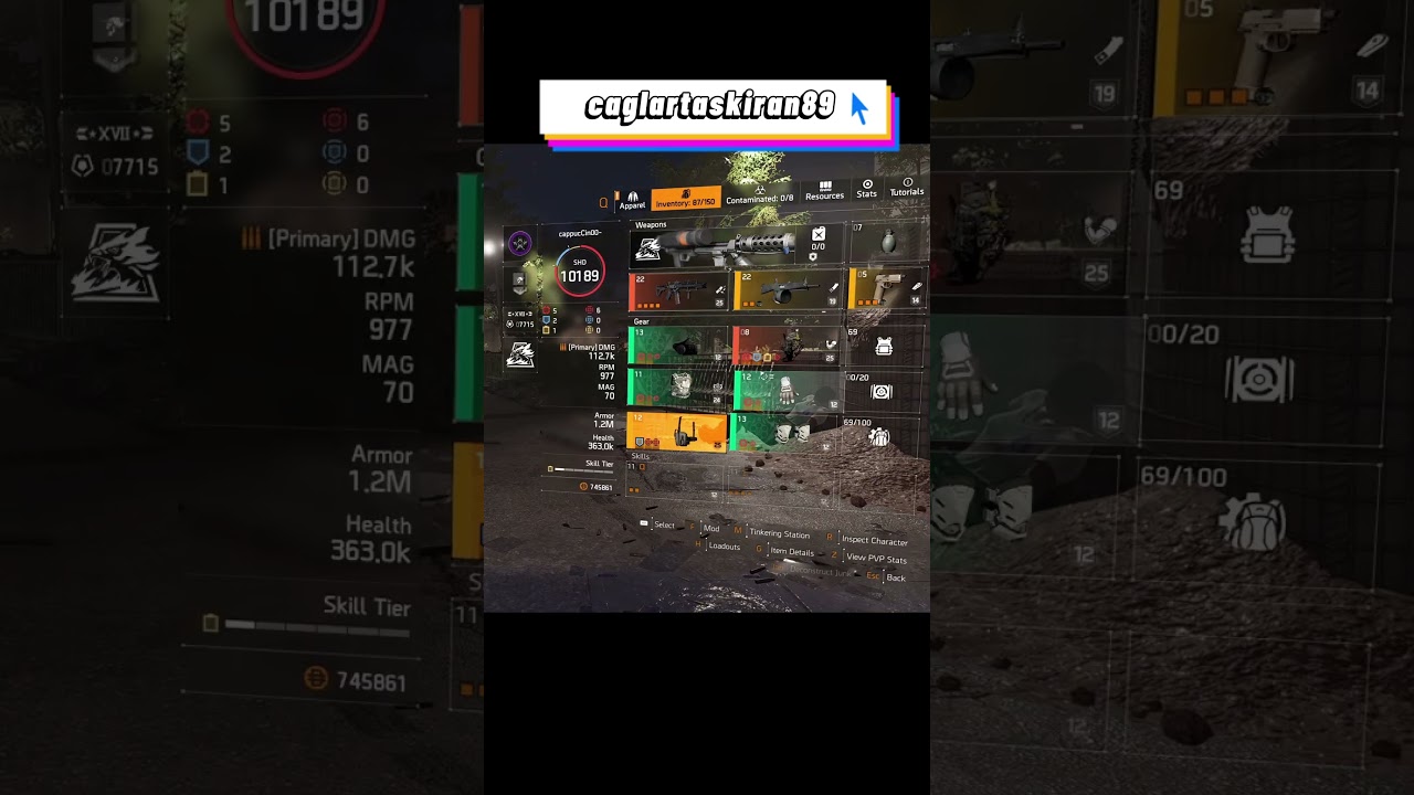 Division 2 Best Striker Survival-Dps Build #division2 #division2bestbuilds #division2builds #ubisoft