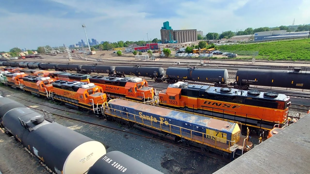 BNSF Northtown Yard Midway Subdivision M.P. 13.9  05/30/2023 Minneapolis,Minnesota