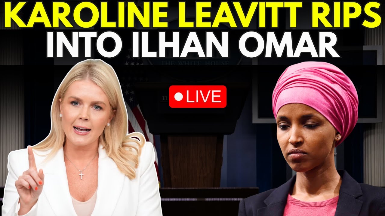 LIVE:Karoline Leavitt TORCHES Ilhan Omar, Democrats For Pushing Dangerous, Violence-Fueling Rhetoric