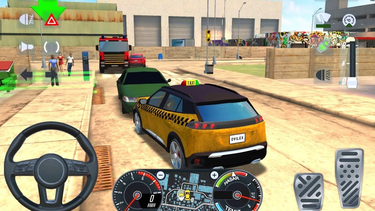 Taxi Sim 2026🔥🚗Tough control on the most dangerous roads, Peugeot car _Android iOS Gameplay