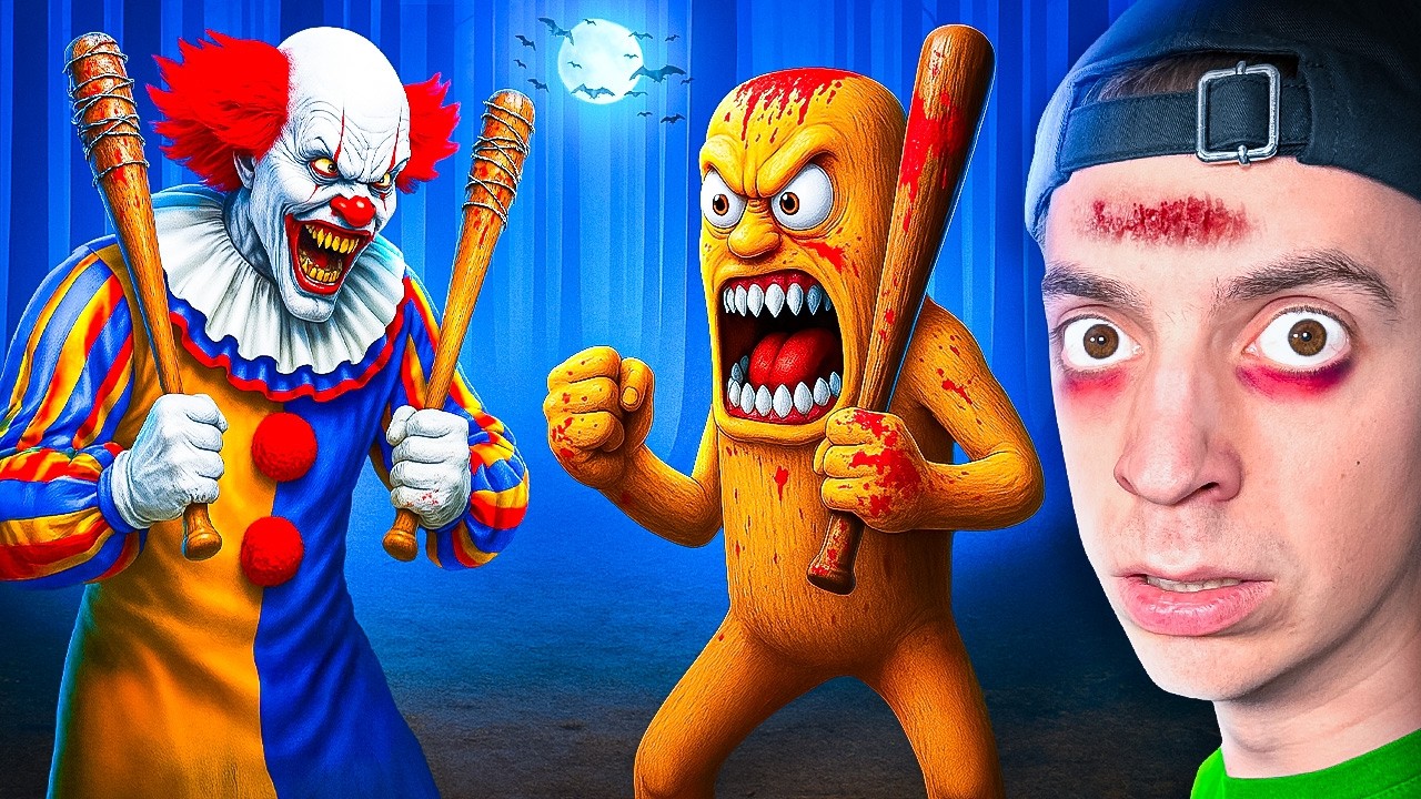 HORROR CLOWN kämpft GEGEN TUNG TUNG SAHUR! 😱🤡 (eskaliert)