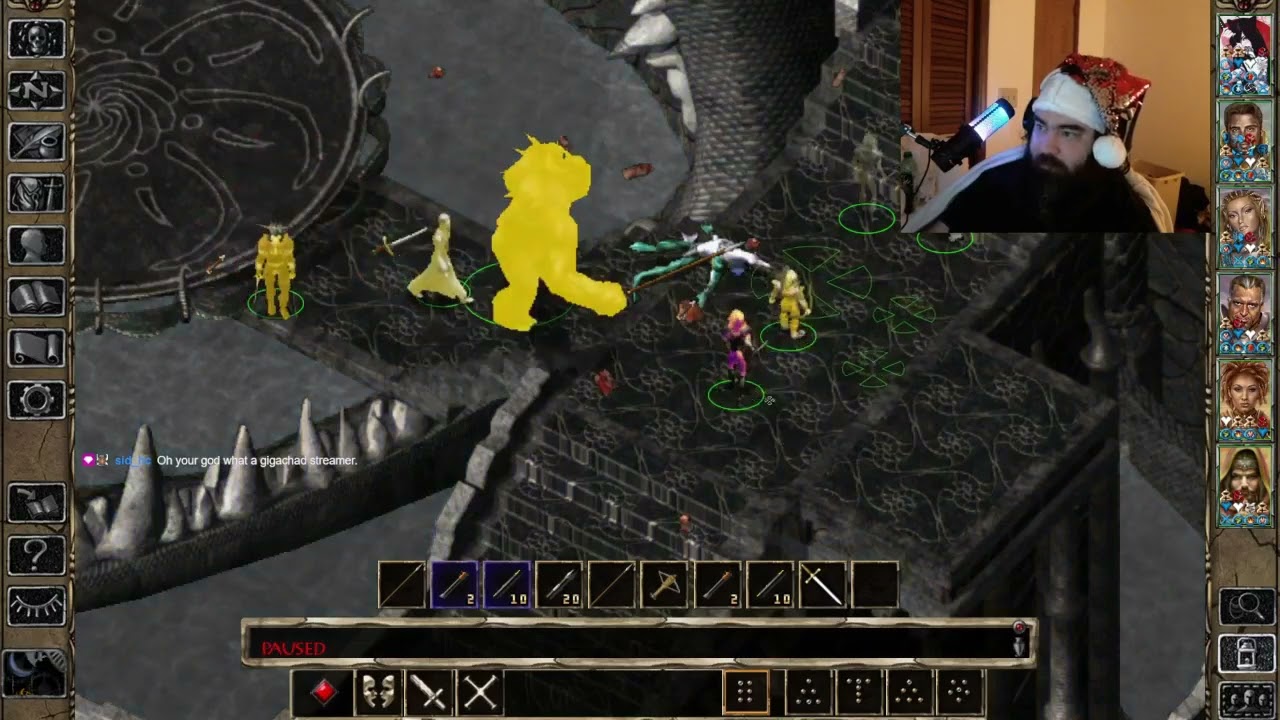 End of UwU Thief/Mage Baldur's Gate Hardcore playthrough Insane SCS no save no reload