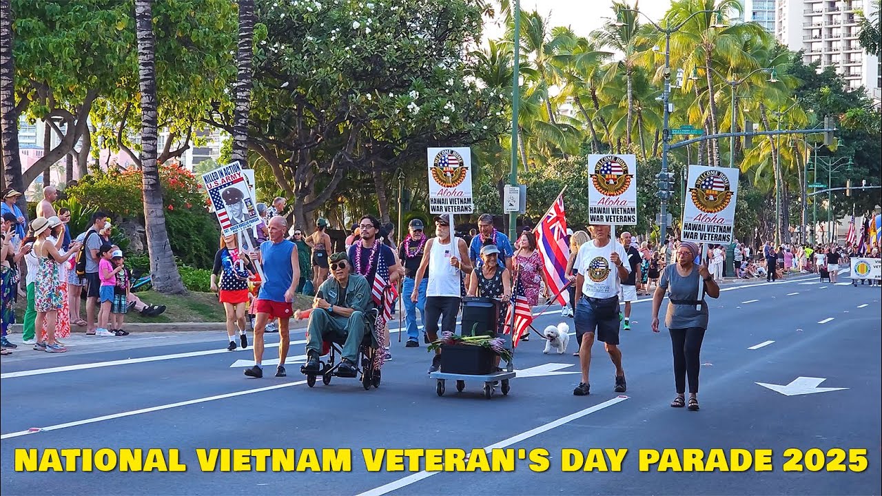National Vietnam Veteran's Day Parade 2025 🌈 Hawaii John