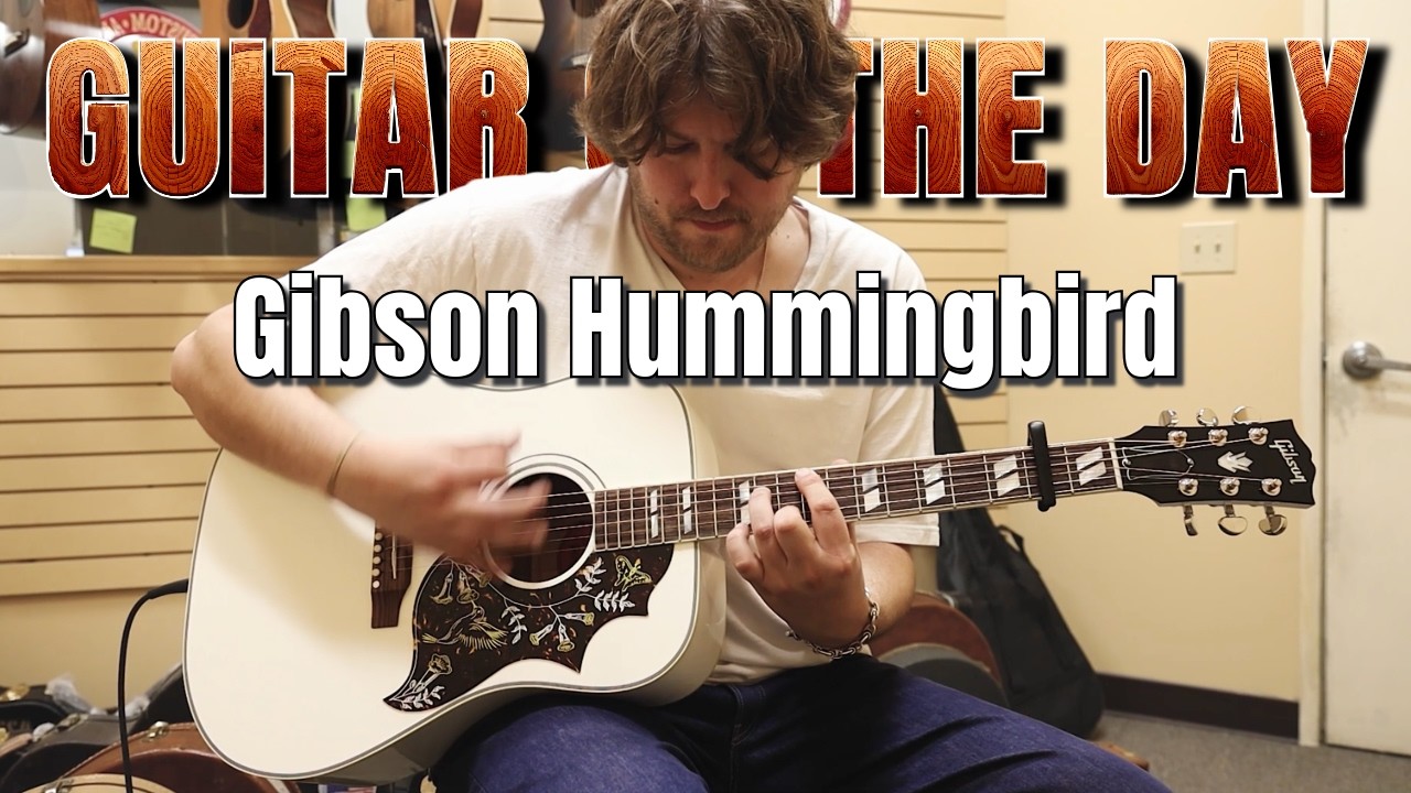 New Gibson Hummingbird Alpine White | Guitar of the Day