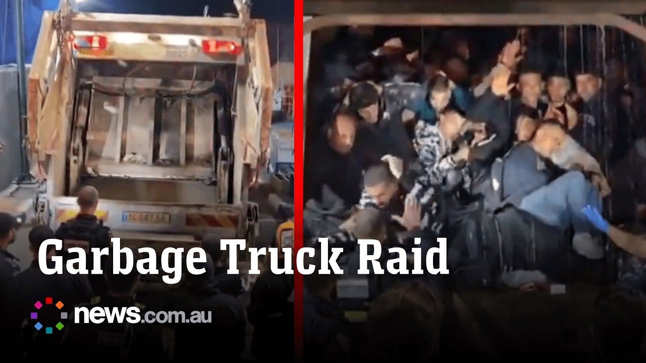 Israeli forces discover 60+ Palestinians inside garbage truck