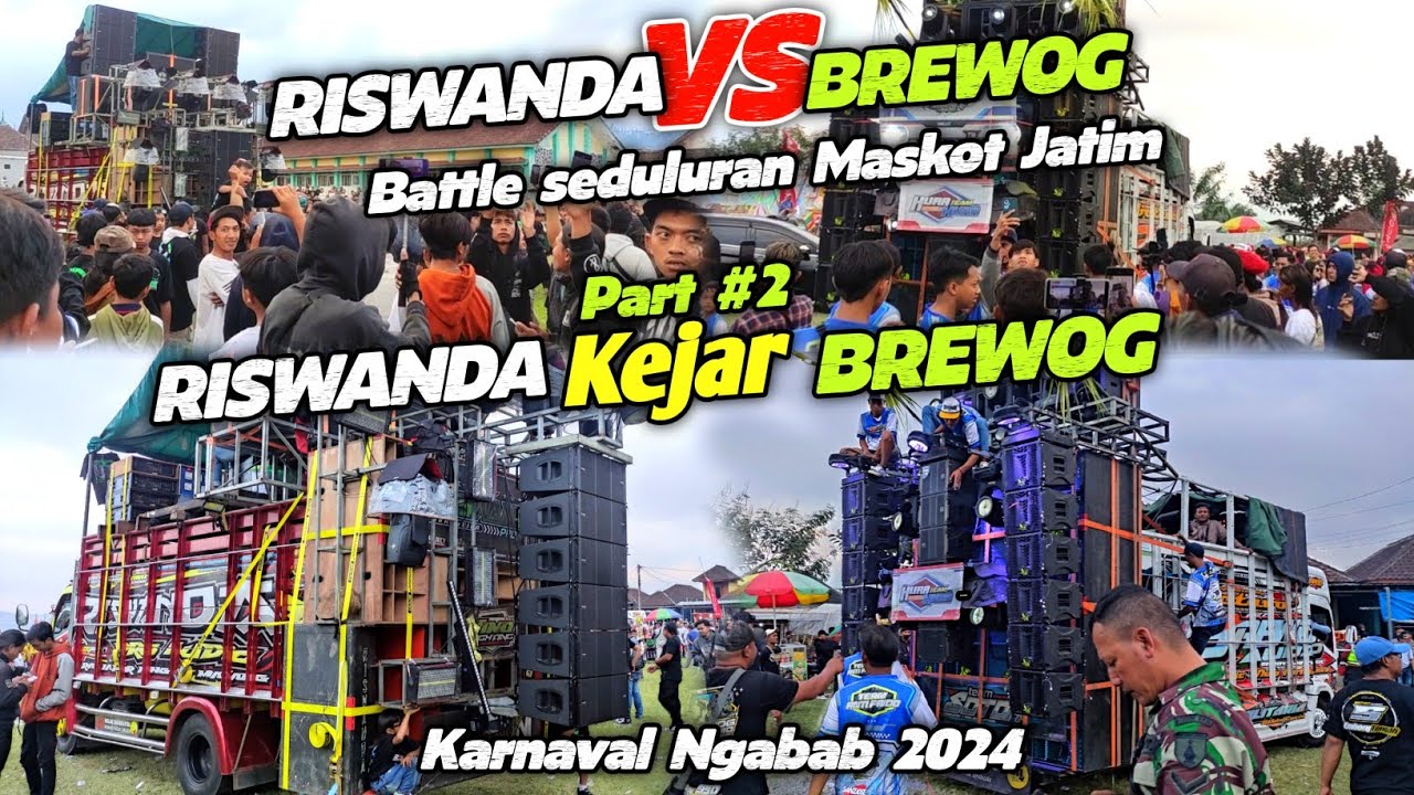 RISWANDA Kejar BREWOG untuk lanjut Battle..Kedua Maskot Jatim memang gak ada obat🔥