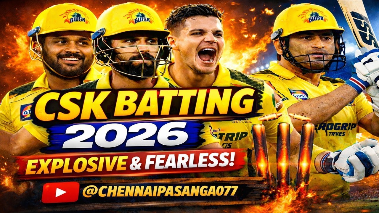 IPL 2026 – CSK Batting Analysis