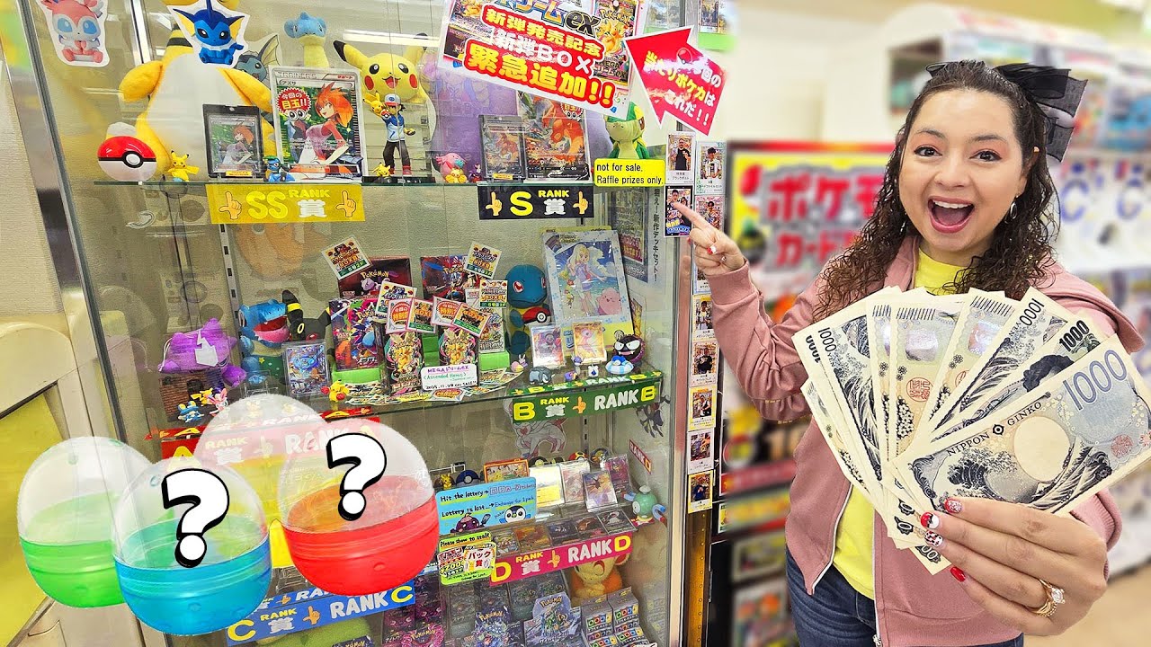 Mega Hits on the Lucky Gacha Machine in Japan with ¥10,000!