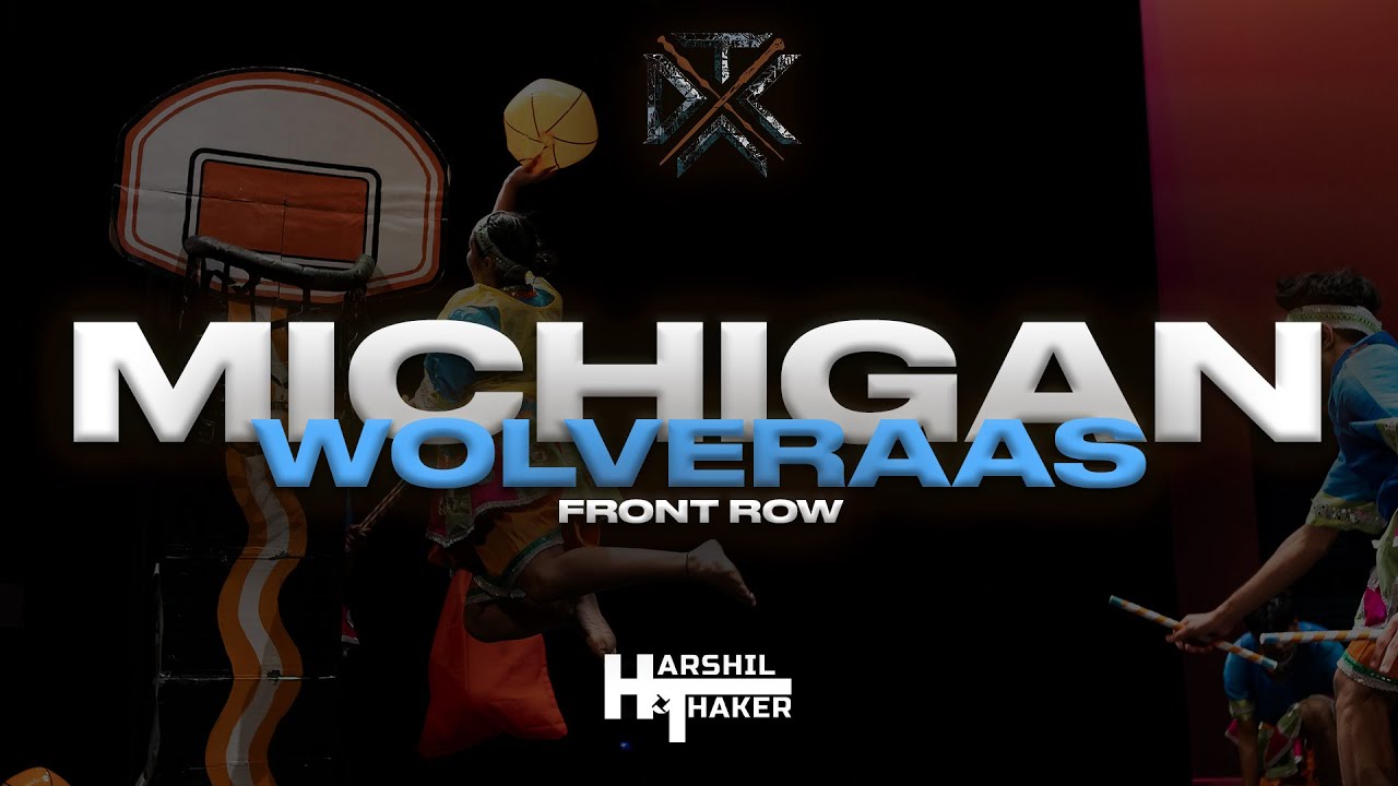 Michigan Wolveraas [SECOND PLACE] | Front Row | DTX Dandiya 2025 | Harshil Thaker