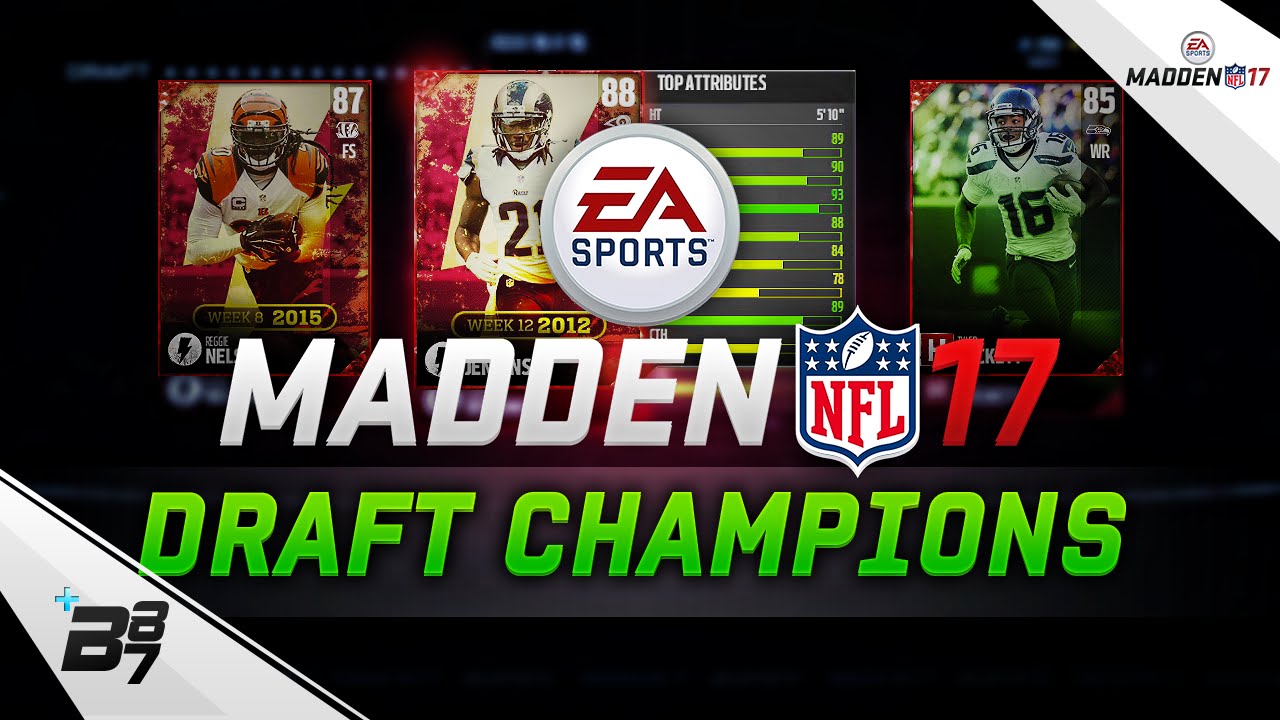 MADDEN 17 ULTIMATE TEAM DRAFT CHAMPIONS!