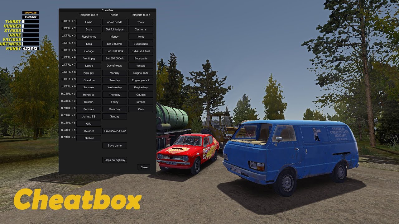 Cheatbox MOD - My summer car
