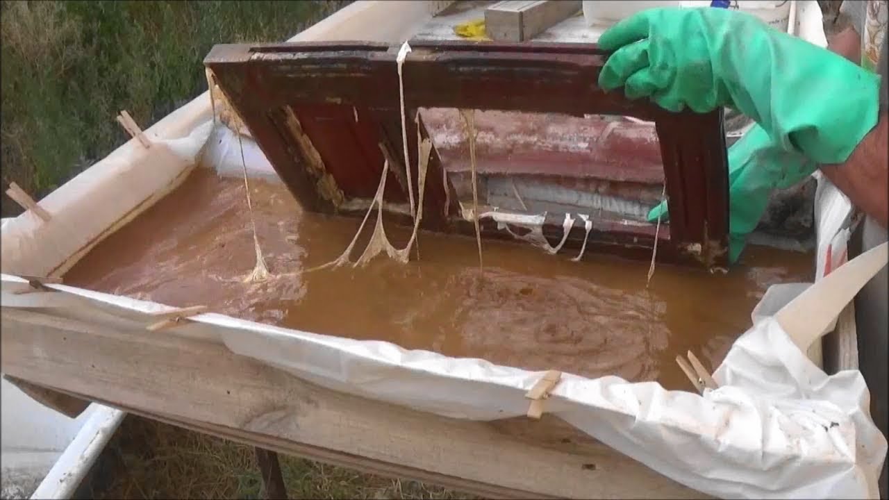 Decapado rápido de pinturas.