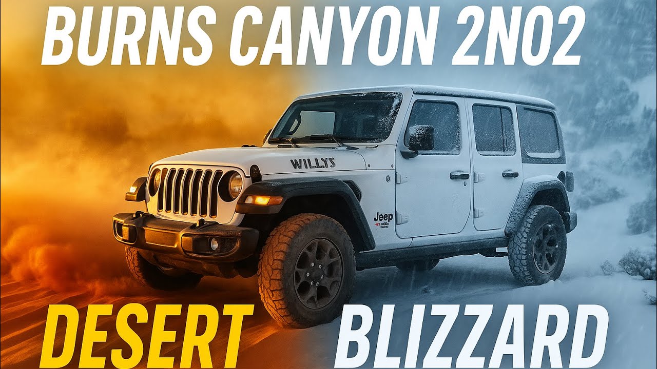 Pioneertown to Big Bear via Burns Canyon 2N02 – Stuck in the Desert, Survived a Blizzard 😬❄️🔥