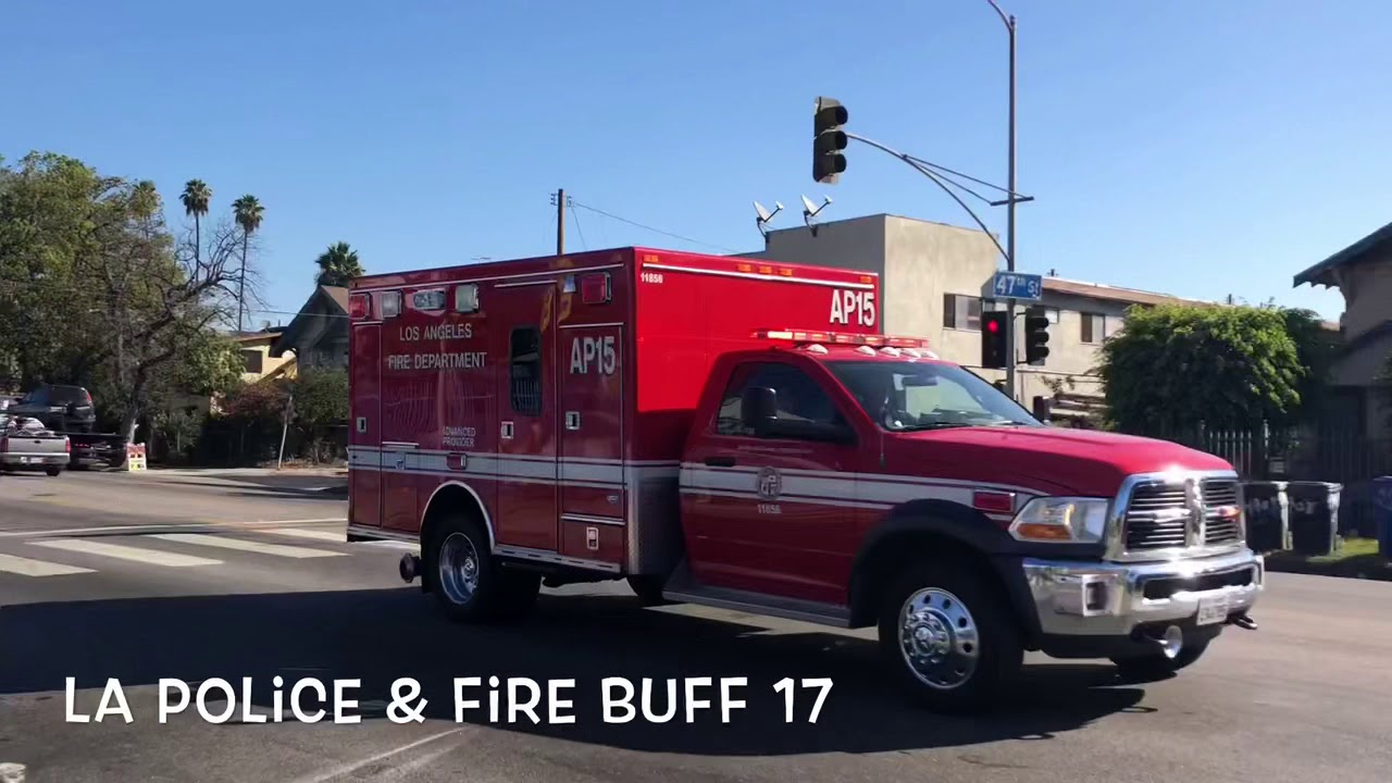 Lafd AP 15 responding
