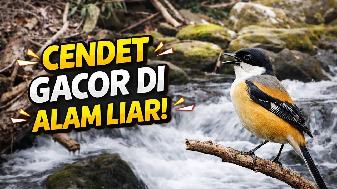 🔥 CENDET GACOR DI ALAM LIAR 🐦 Suara Air Sungai Bikin Fokus & Rajin Bunyi