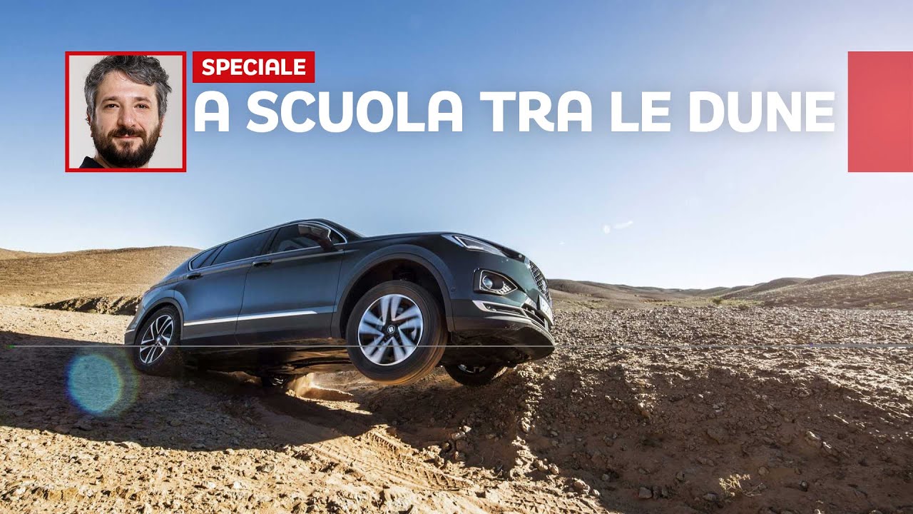 Scuola guida nel deserto con la Seat Tarraco
