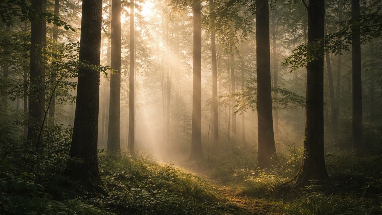 Mist in the Morning Forest – Nature Ambient Music