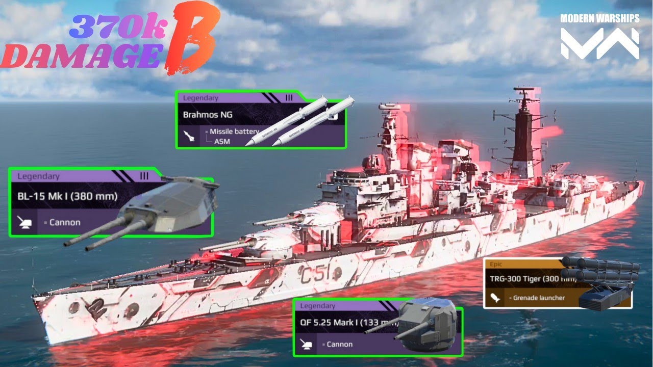 HMS HOOD - New Bundle Battleship 🔥 Scary & Brutal Ship ☠️- modern warships 