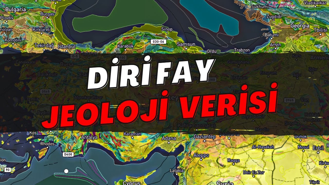 Türkiye Diri Fay ve Jeoloji Verisi (USGS)