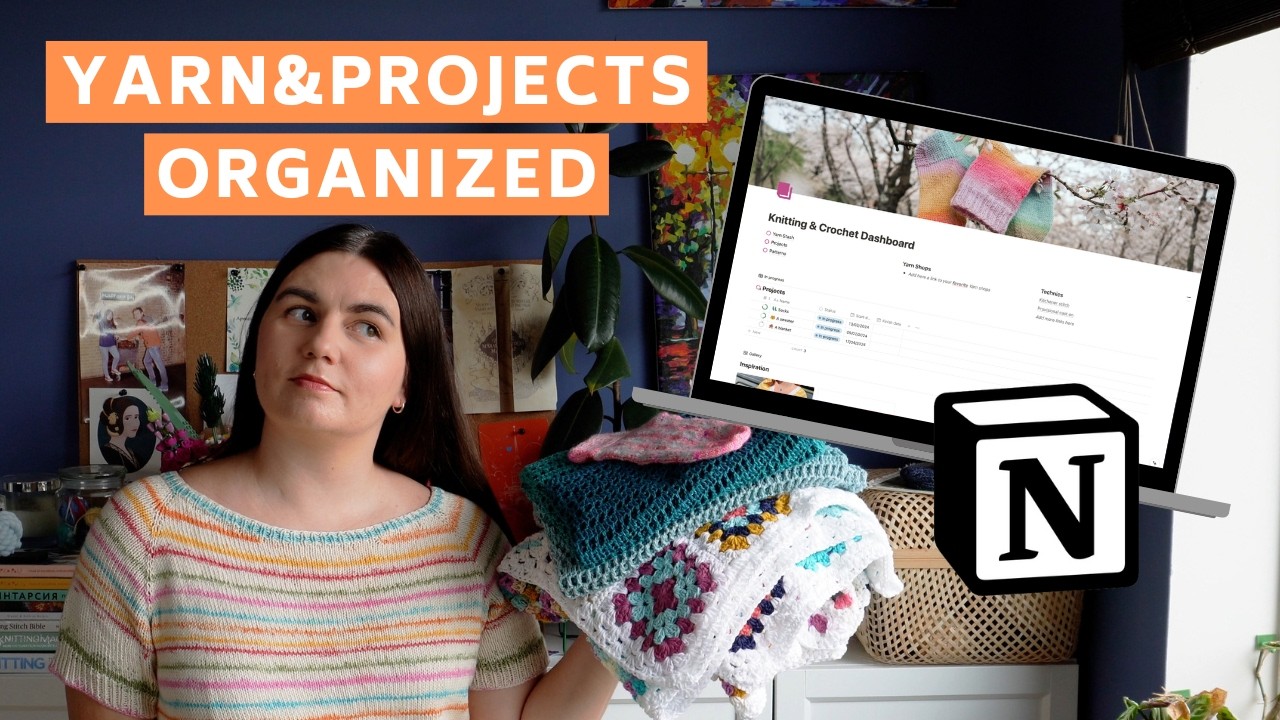 How I Built My Knitting & Crochet Notion Dashboard