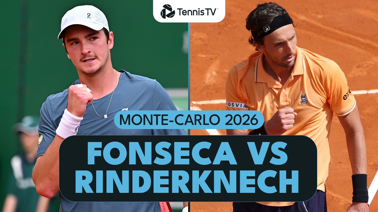 Joao Fonseca 🇧🇷 vs Arthur Rinderknech 🇫🇷 Match Highlights | Monte-Carlo 2026
