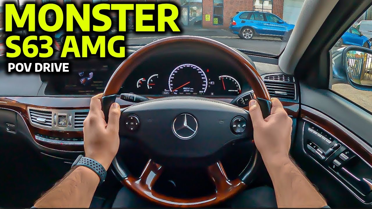 MERCEDES S63 AMG (W221) - POV TEST DRIVE & REVIEW (UK)