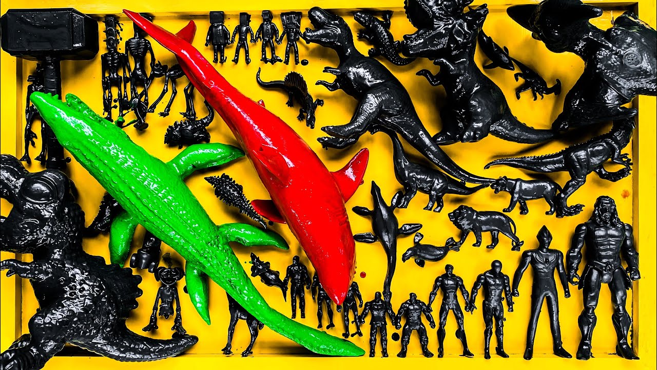 Dinosaurus Jurassic World Dominion: T-rex, Siren Head, Catnap, Skibidi, Godzilla, King Kong