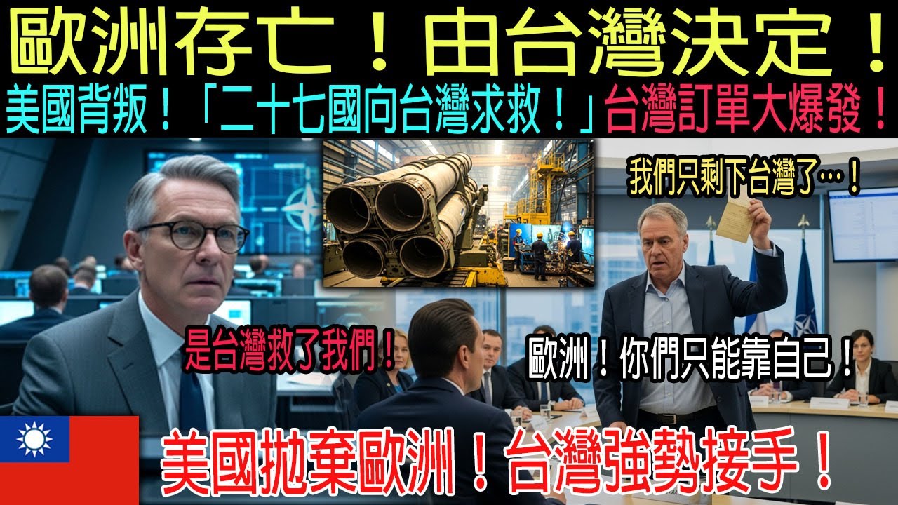 【来自海外的感人故事】「只有台灣才能拯救我們」—美國宣布放棄歐洲，整個事件的發展震驚各界，當北約緊急向台灣求助時。