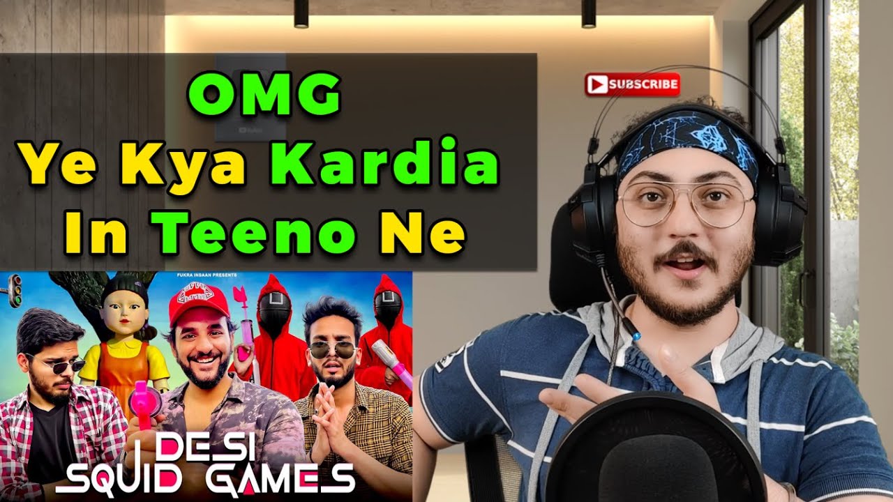 Fukra Insaan | Desi SQUID Games in Real Life | WannaBe StarKid (REACTION/REVIEW) | Amarr Bedii